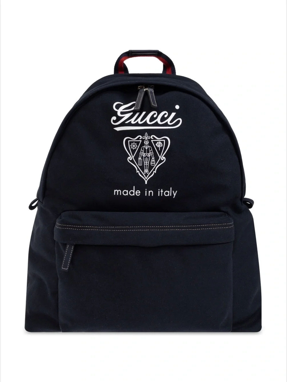 New Gucci men medium canvas travel backpack